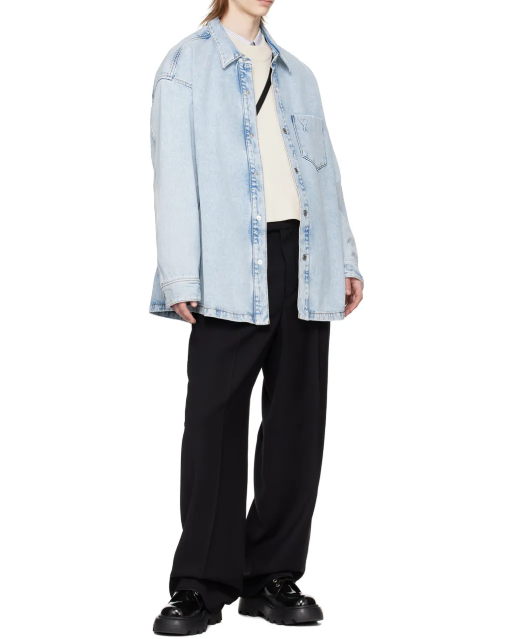 Ami De Coeur Denim Overshirt