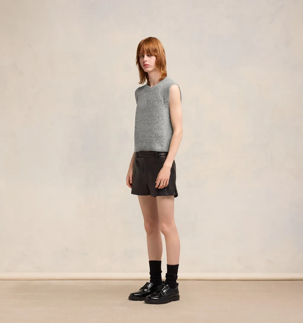 Rib Knitted Vest
