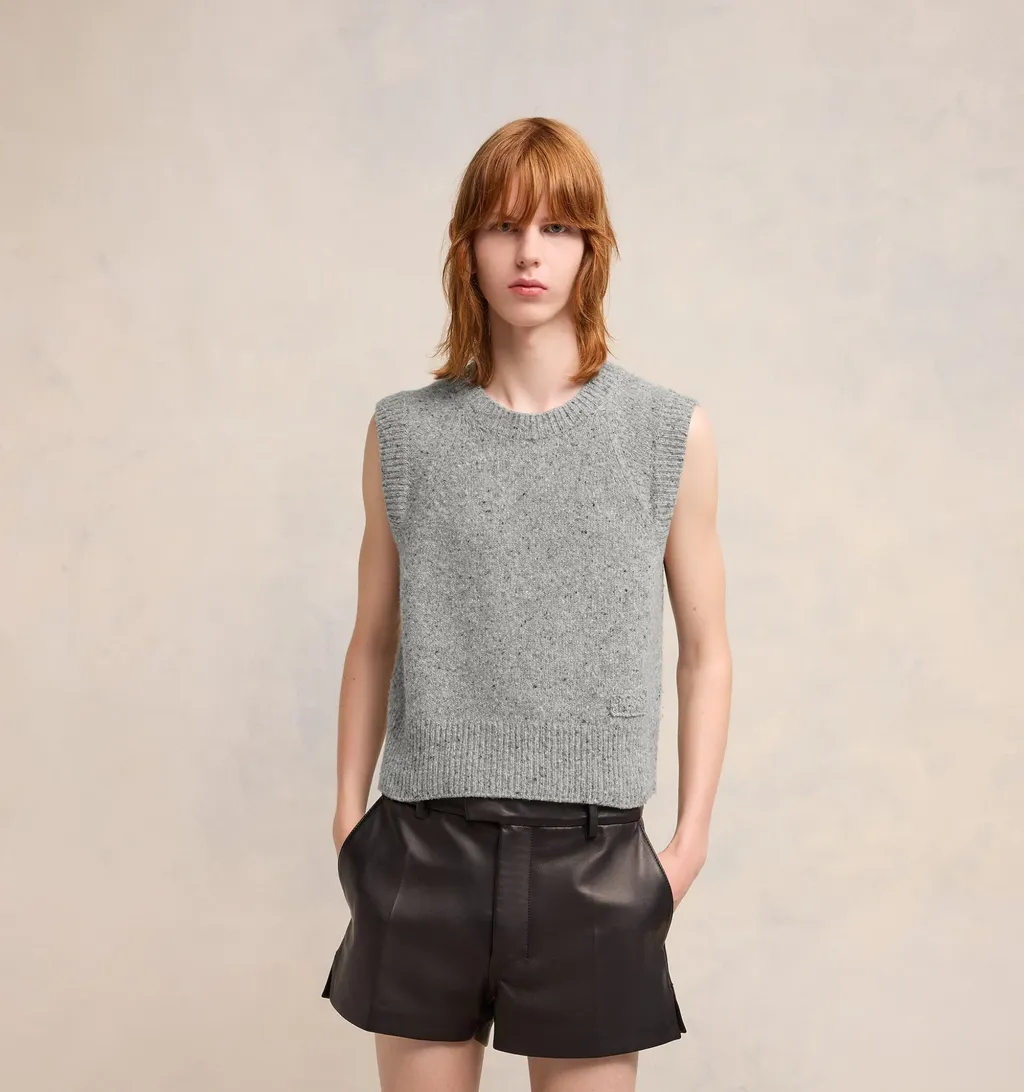 Rib Knitted Vest