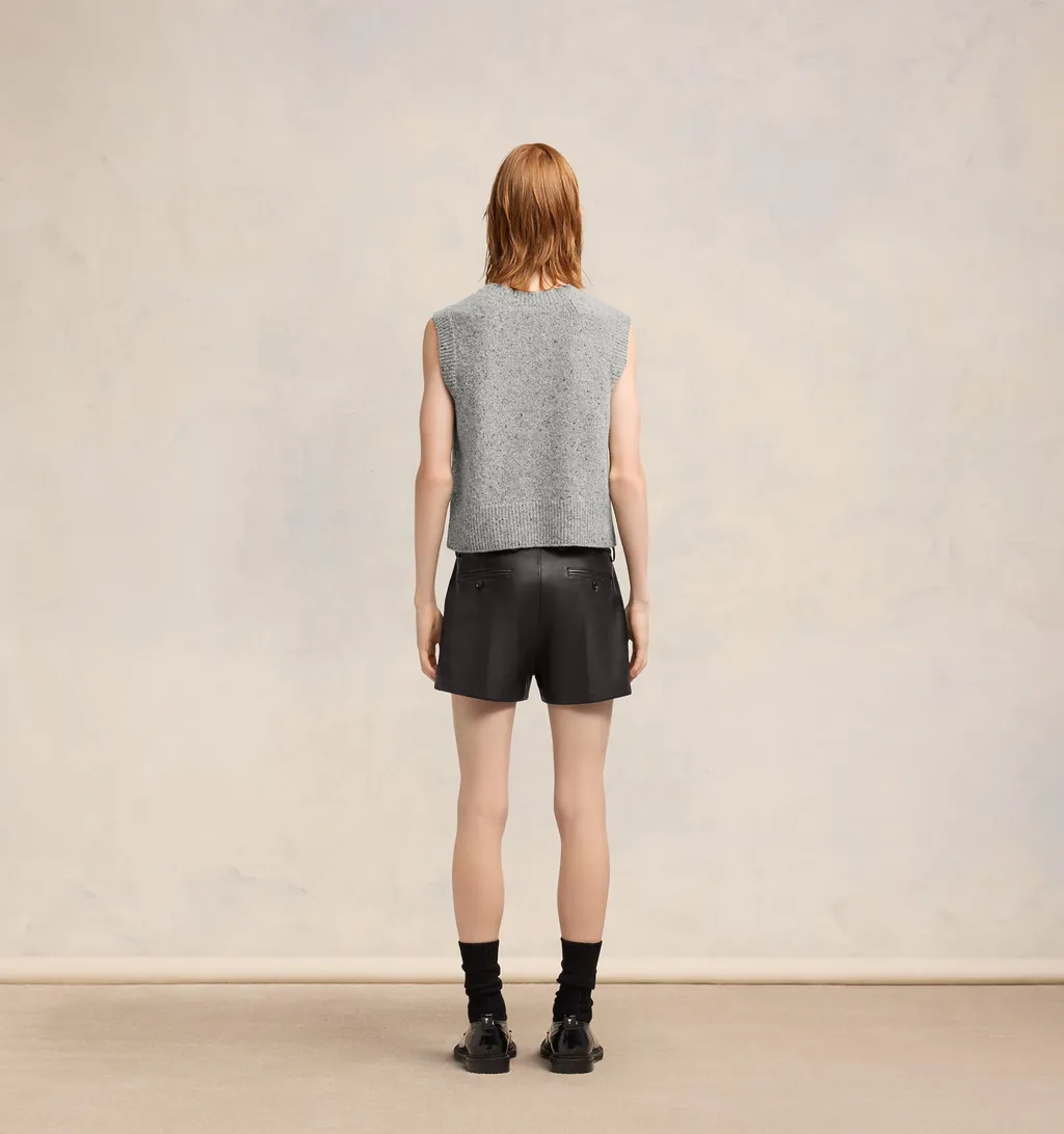 Rib Knitted Vest