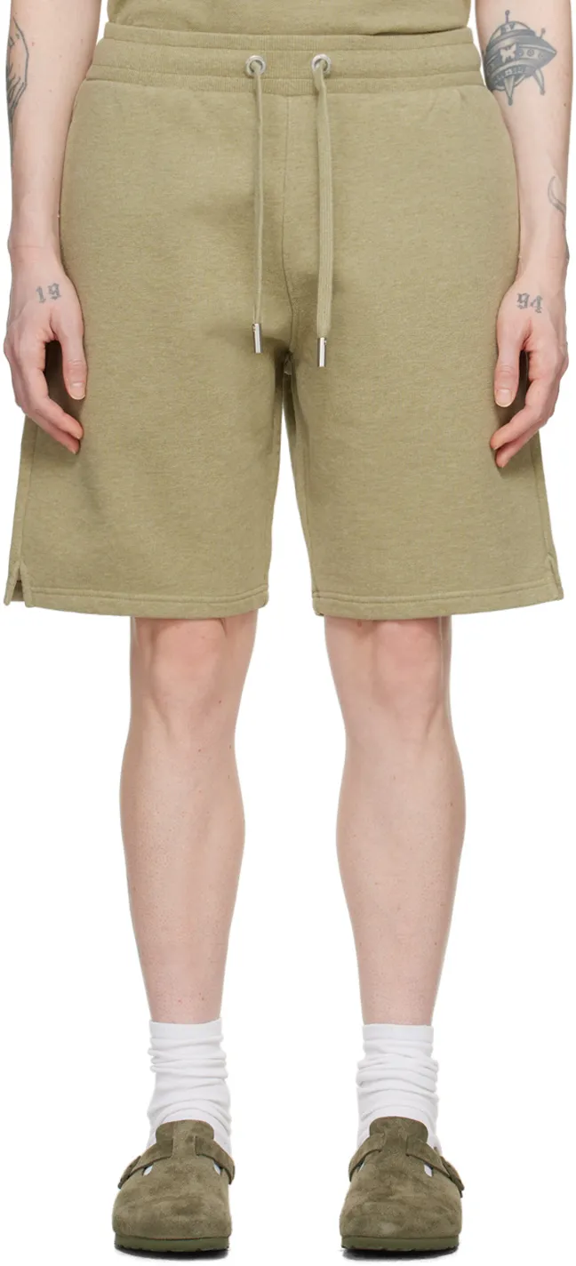Logo Embroidered Drawstring Knitted Shorts