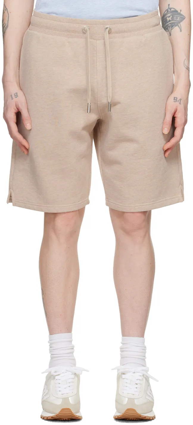 Logo Embroidered Drawstring Knitted Shorts