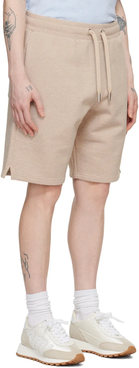 Logo Embroidered Drawstring Knitted Shorts