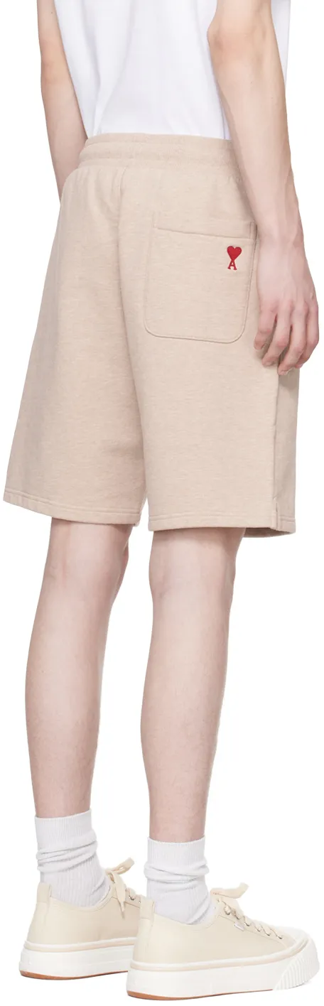 Logo Embroidered Drawstring Knitted Shorts