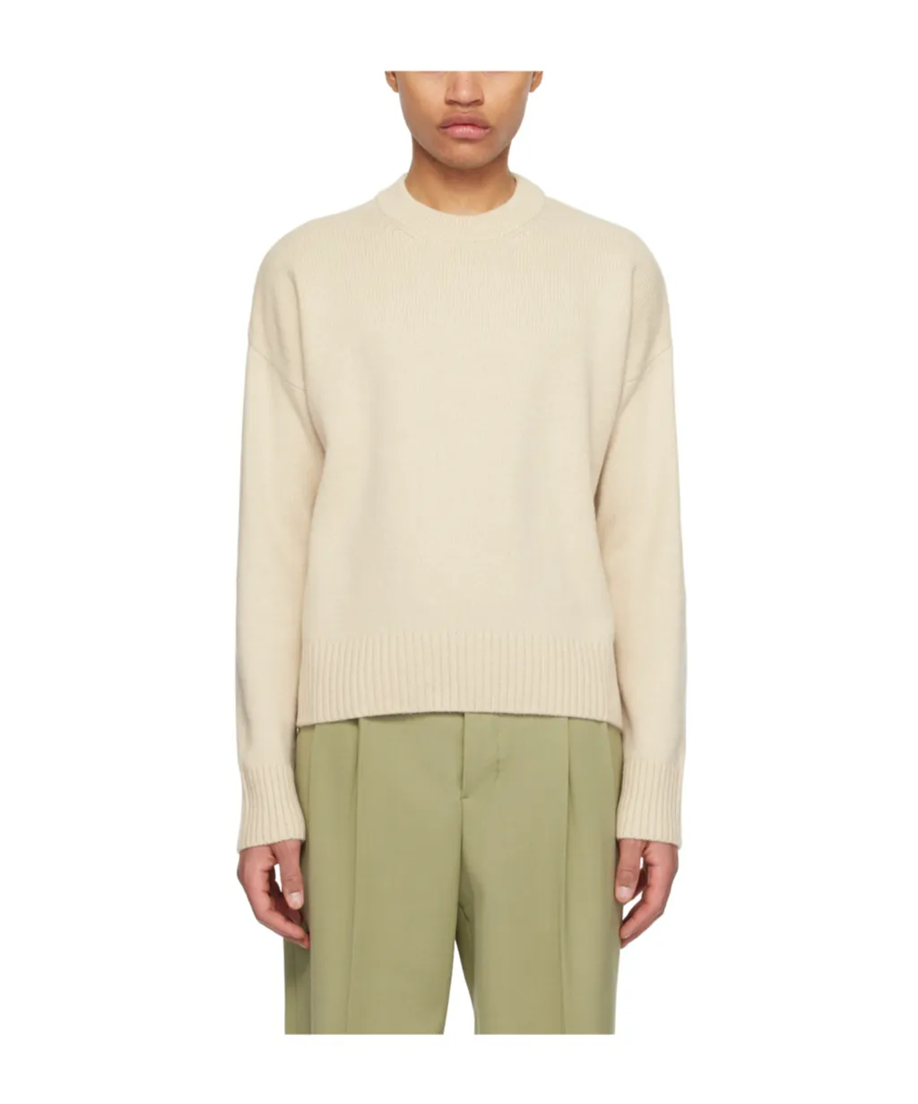 Rib Round Neck Sweater
