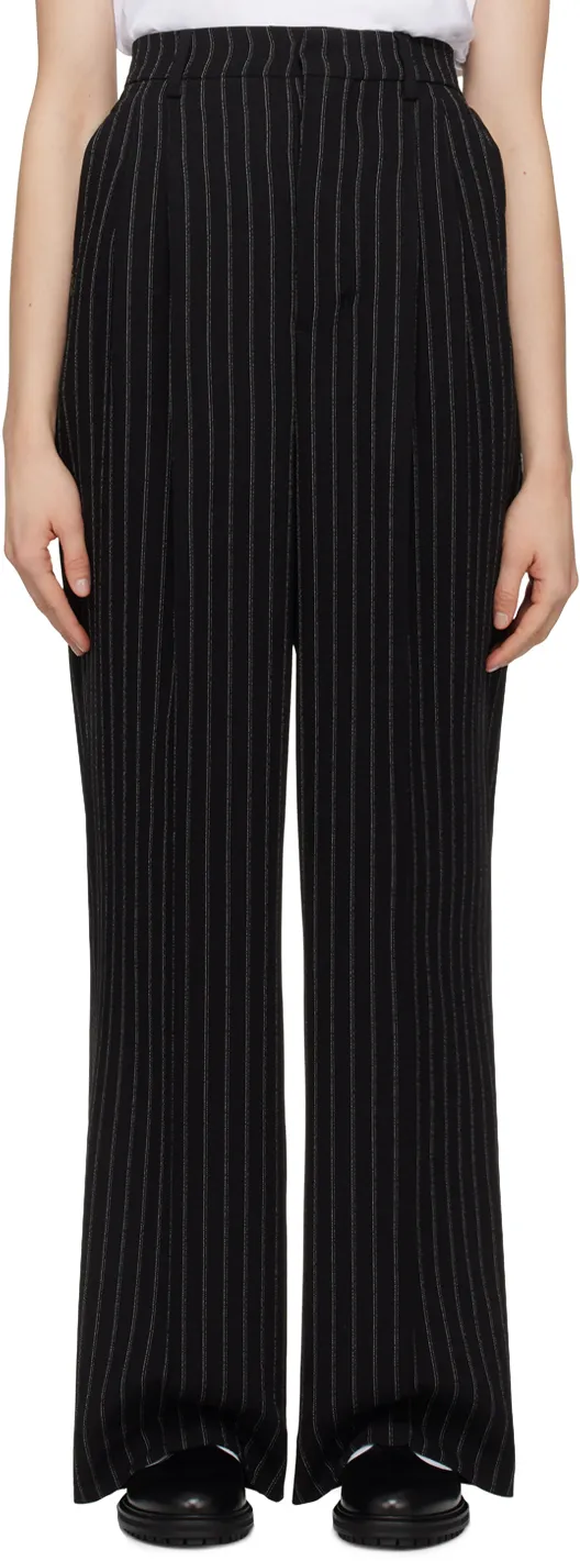High-Waisted Casual Pants