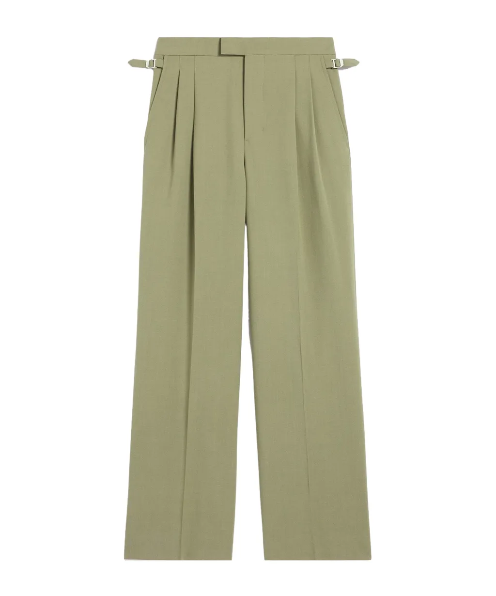 High Waist Straight Leg Pants