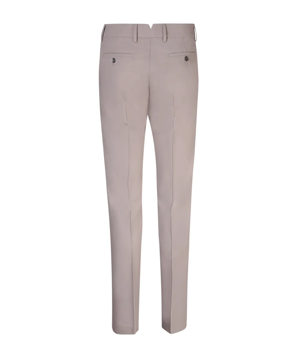 Straight-Leg Tailored Cigarette Trousers