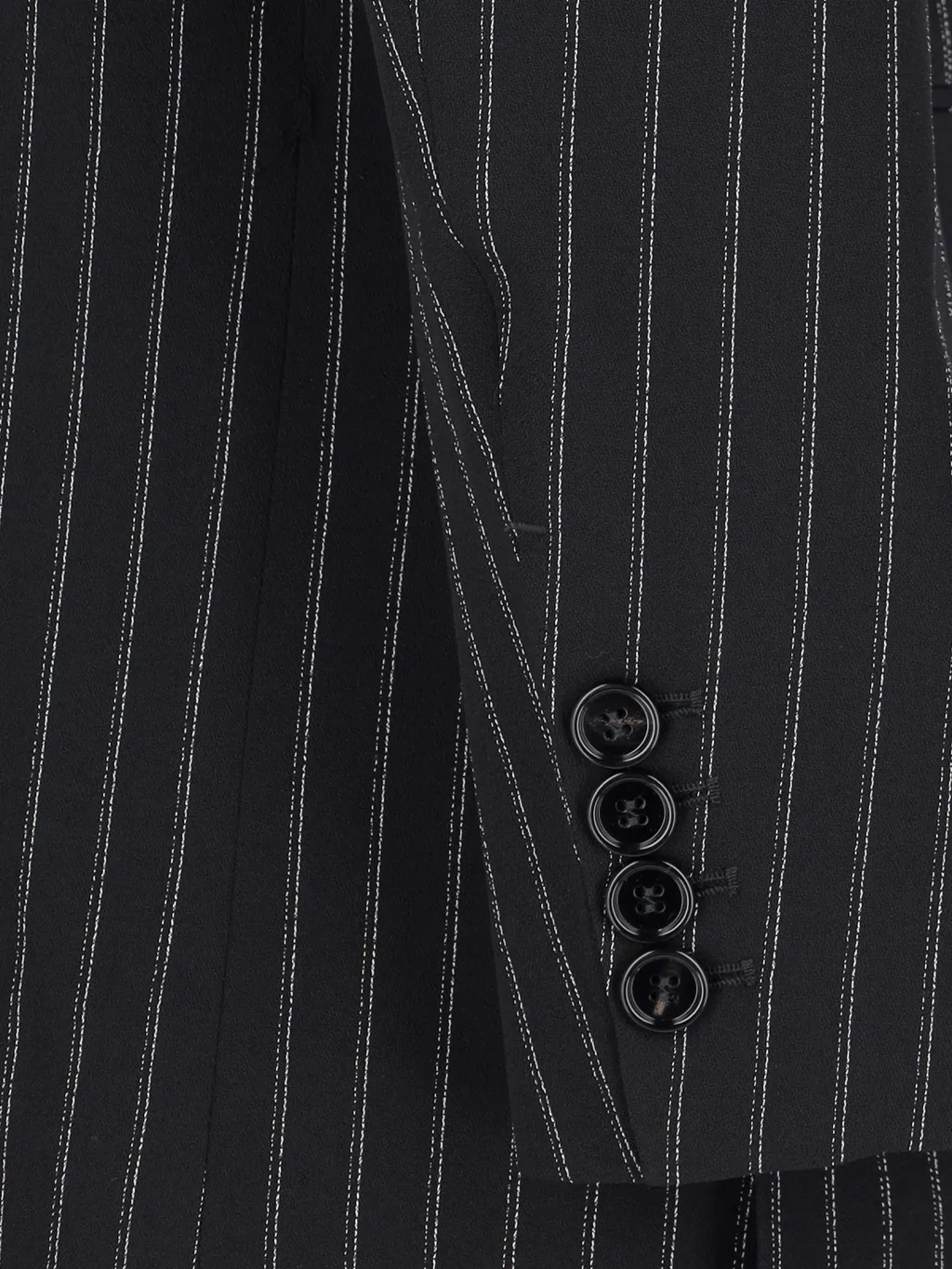 Striped Double-Breasted Blazer