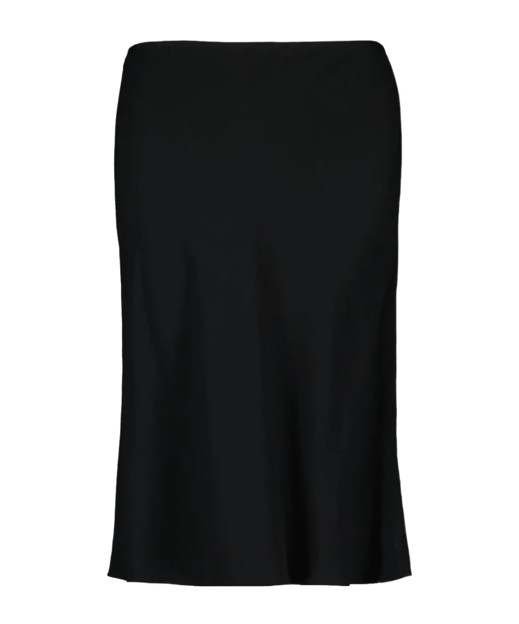 Mid Rise Pencil Midi Skirt