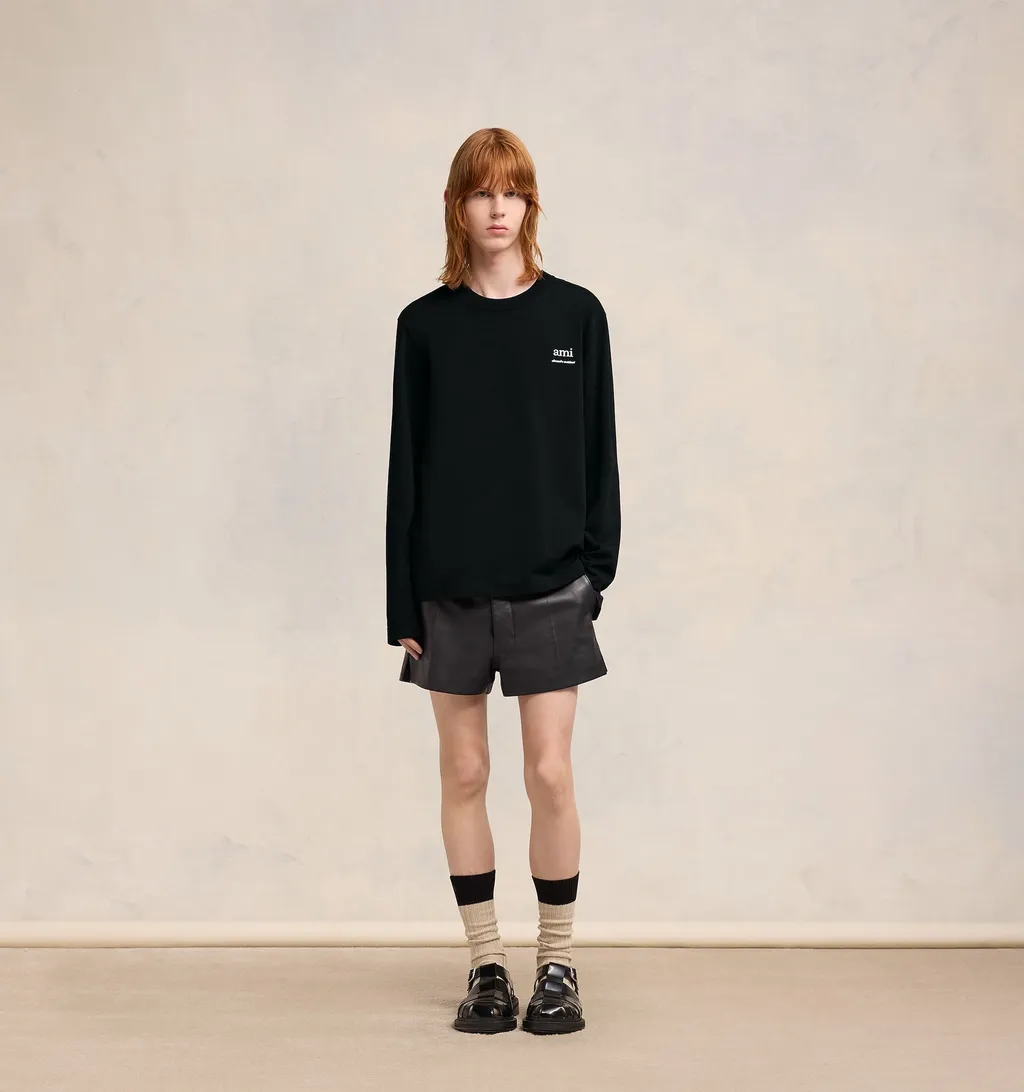 Long Sleeved Crewneck T-Shirt