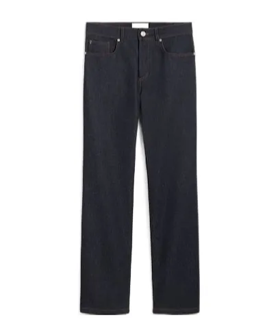 Logo Patch Straight-Leg Jeans