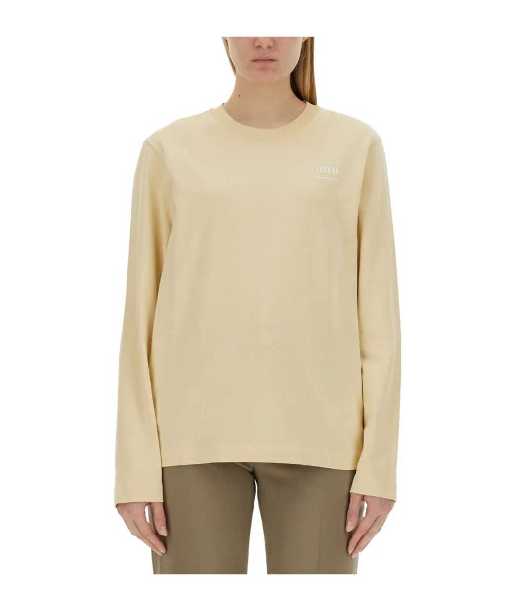 Long Sleeved Crewneck T-Shirt
