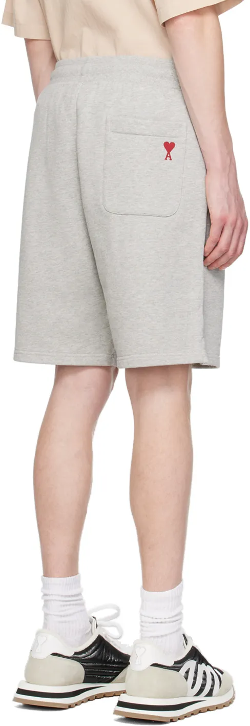 Ami De Coeur Logo Embroidered Drawstring Knitted Shorts