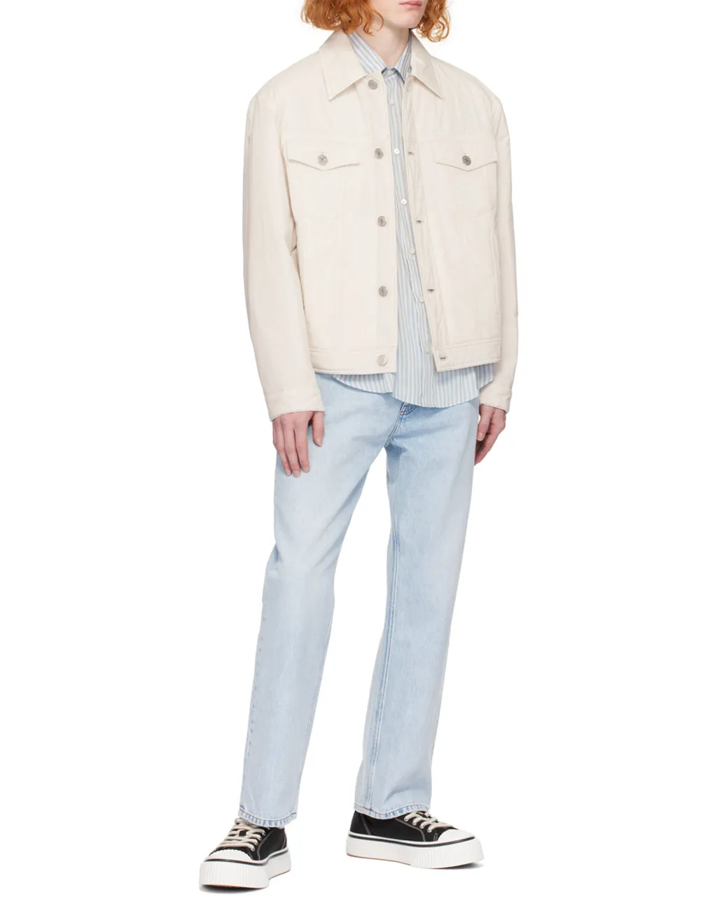 Ami De Coeur Striped Button-Up Shirt