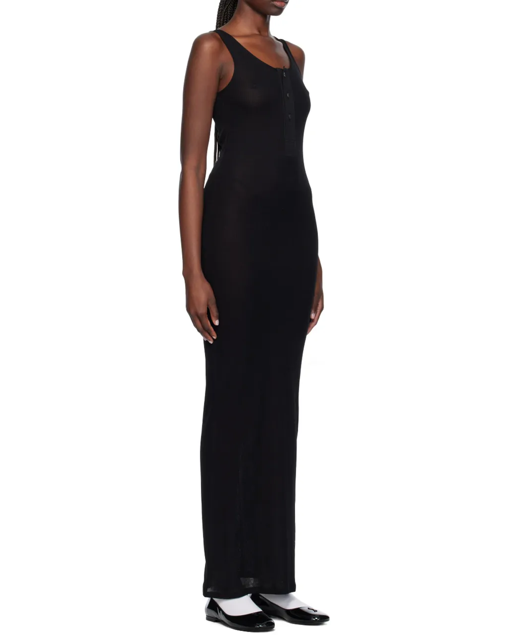 Ribbed Sleeveless Dress