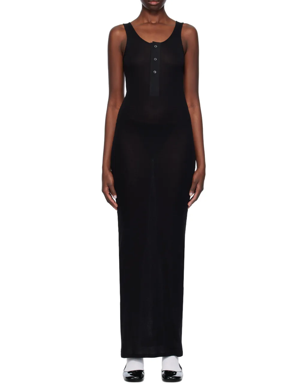 Ribbed Sleeveless Dress