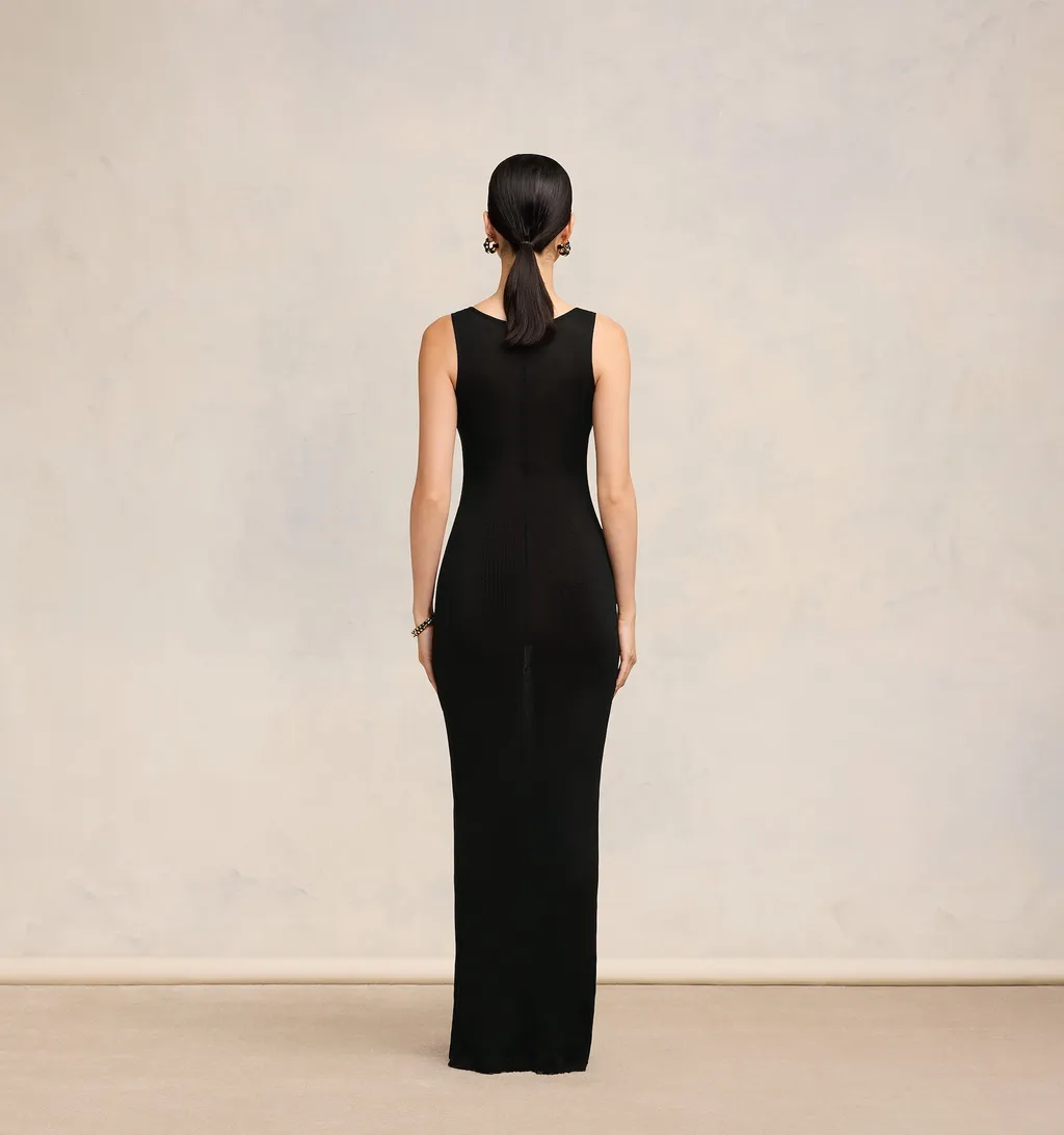 Ribbed Sleeveless Dress