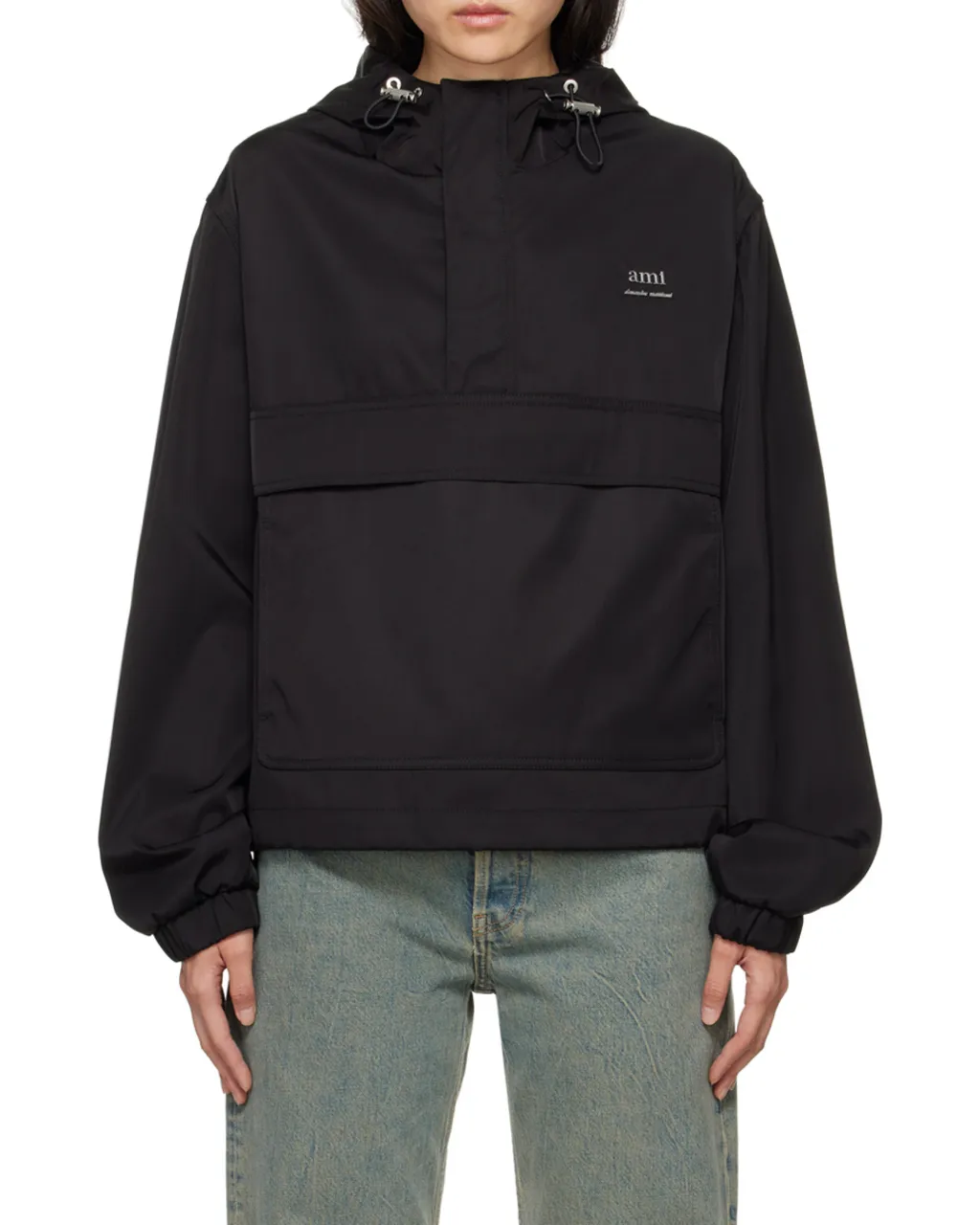 Logo Lettering Hooded Jacket