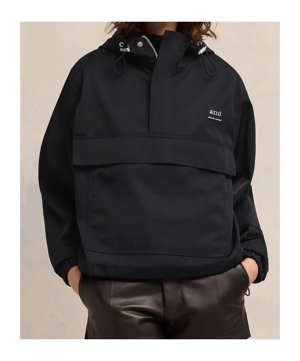 Logo Lettering Hooded Jacket
