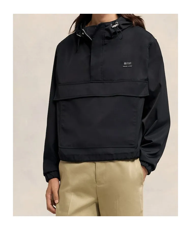 Logo Lettering Hooded Jacket