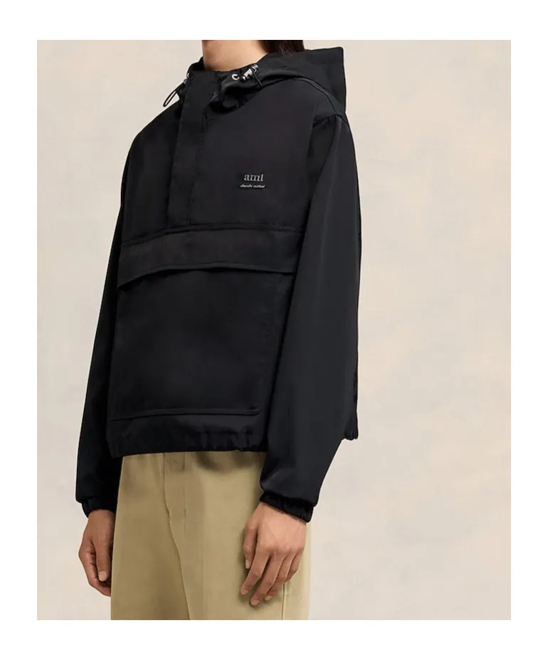 Logo Lettering Hooded Jacket
