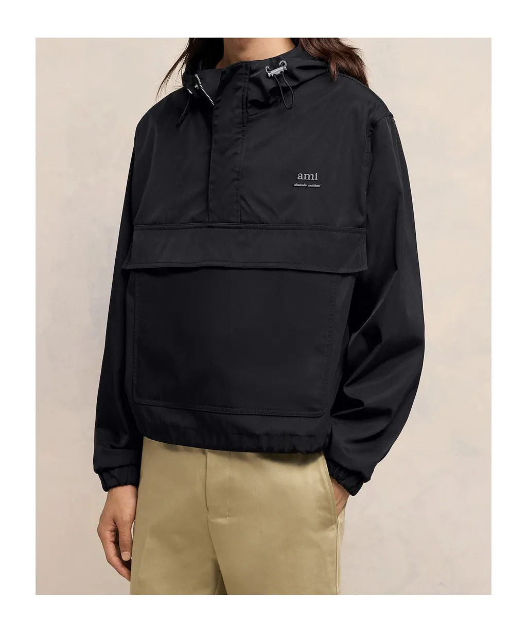 Logo Lettering Hooded Jacket