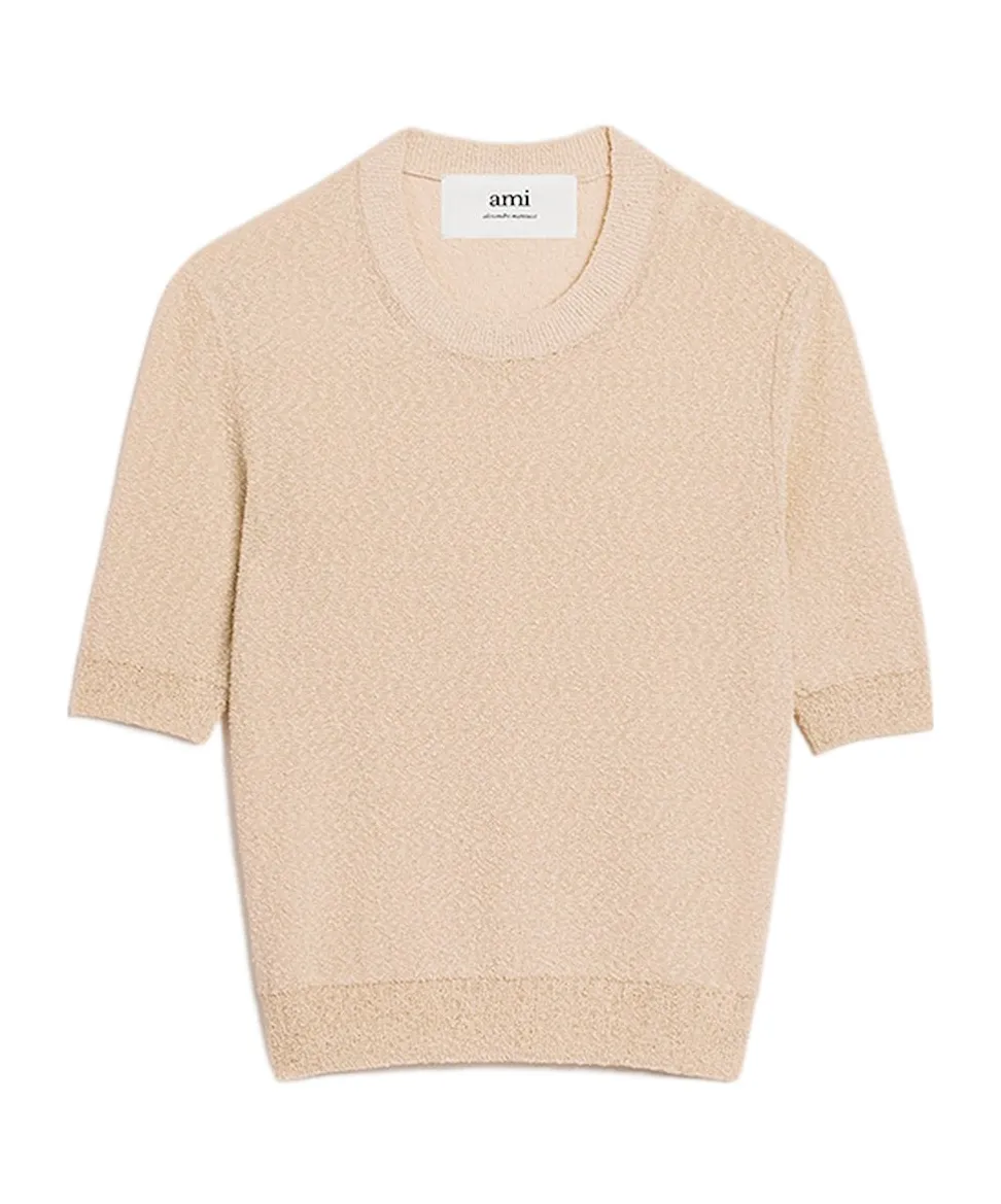 T-Shirt With Round Neck And Short Sleeves