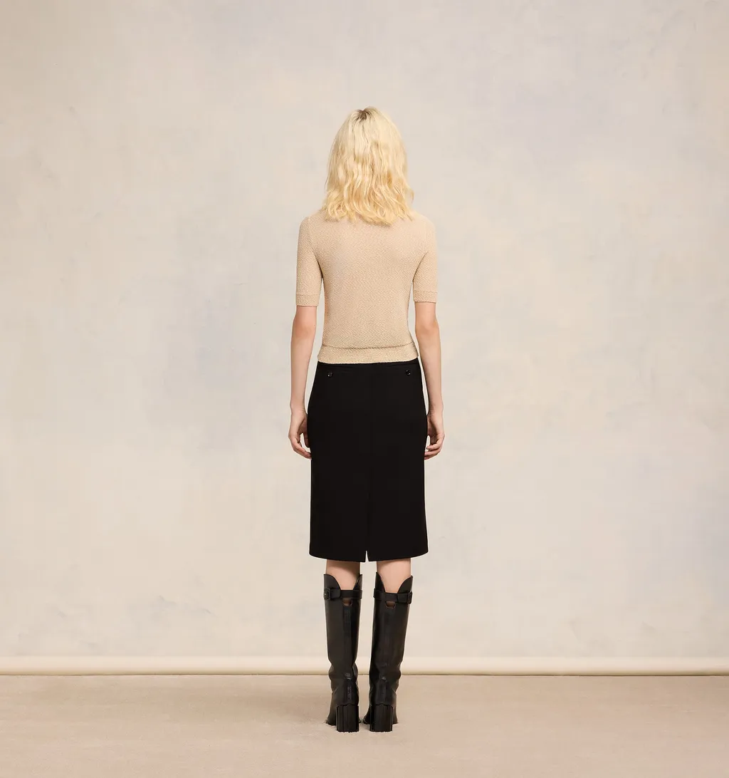 T-Shirt With Round Neck And Short Sleeves