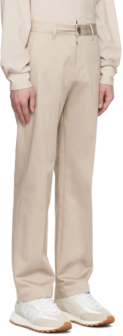 Mid-Rise Cropped Trousers