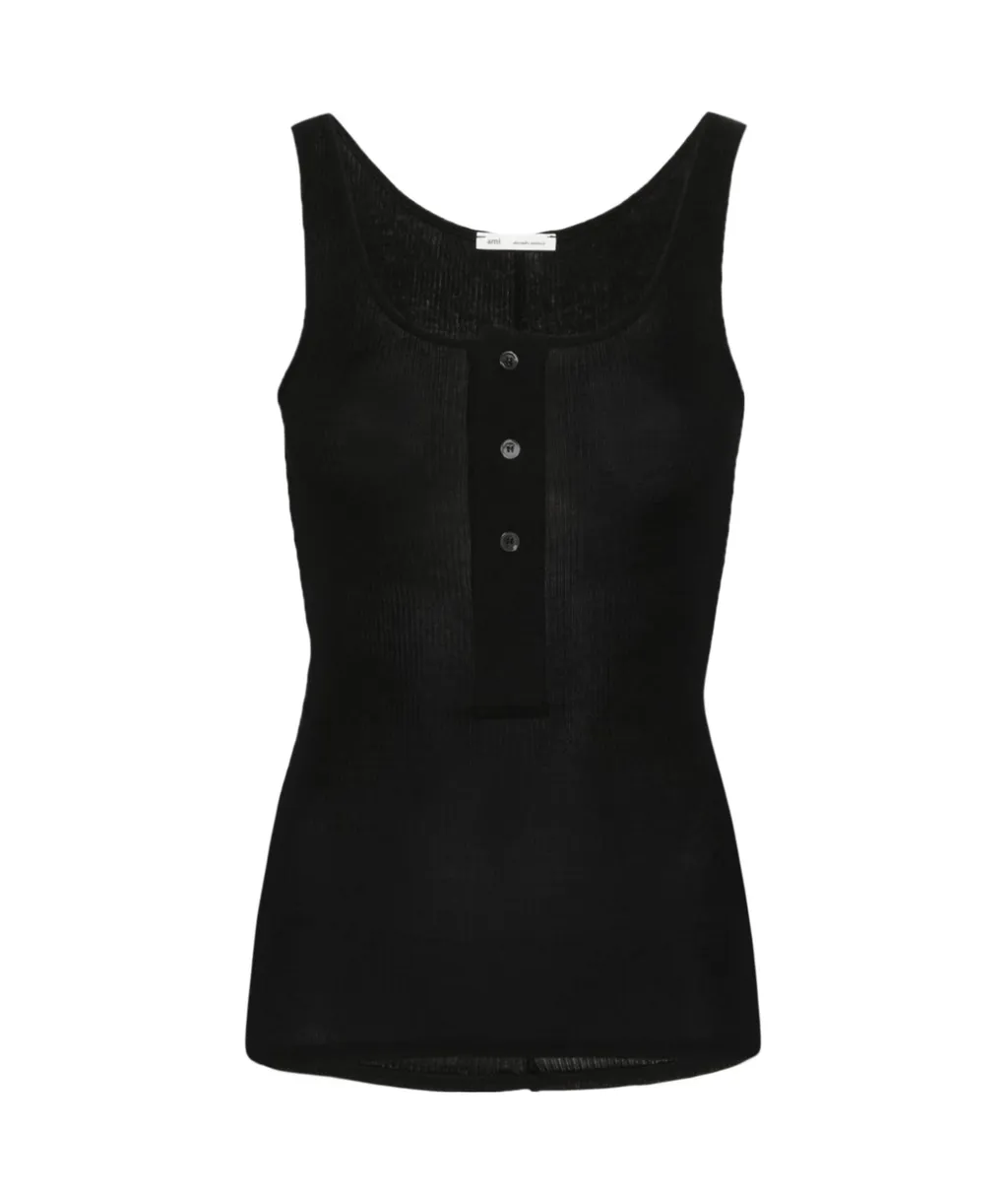 Round-Necked Logo Vest