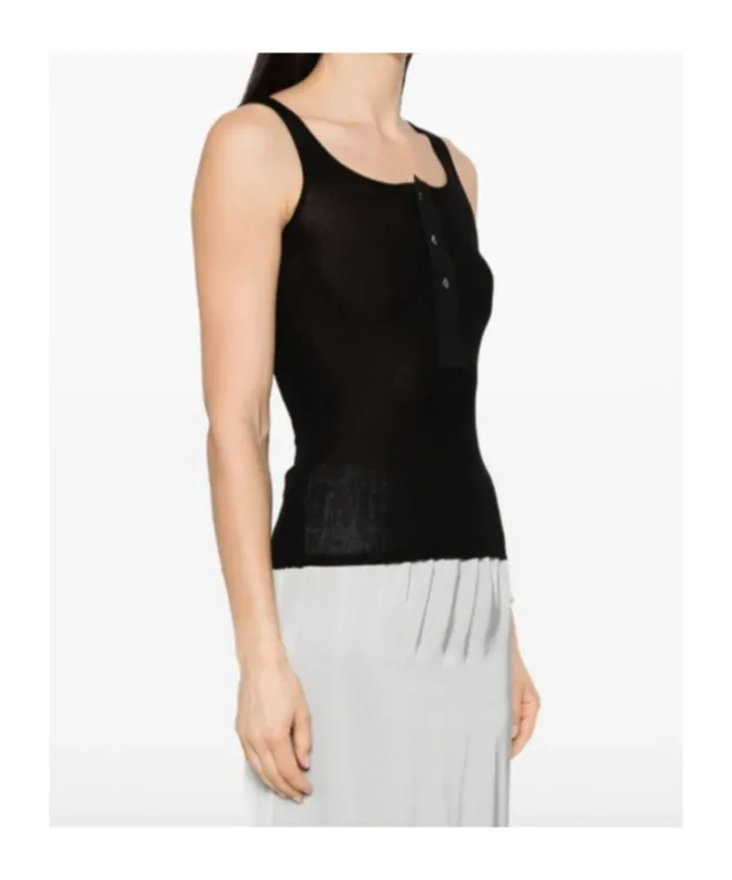 Round-Necked Logo Vest