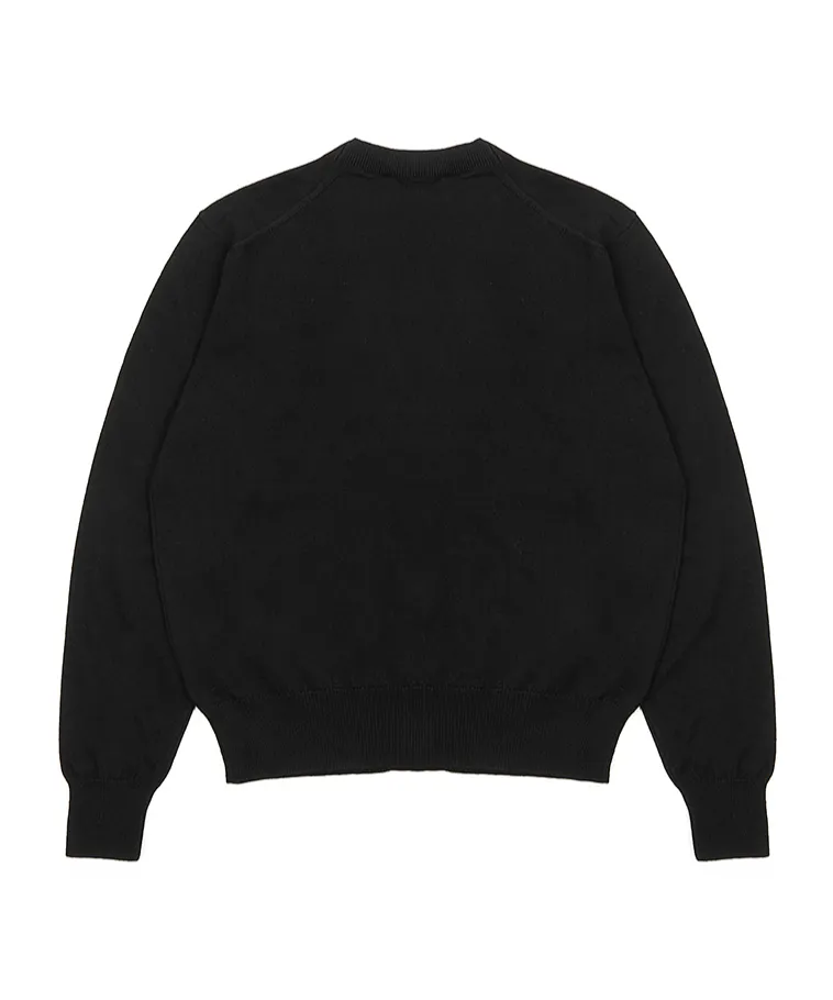 Ami De Coeur Logo Embroidered Buttoned Cardigan