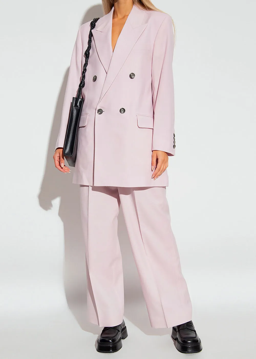 Double-Breasted Wool Blazer
