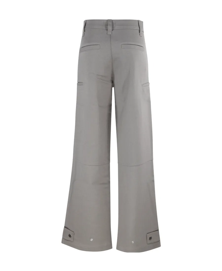 Wide-Leg Virgin Wool Trousers