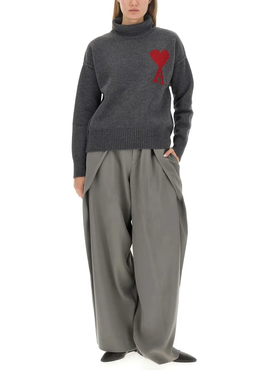 Belted Wide Leg Pants