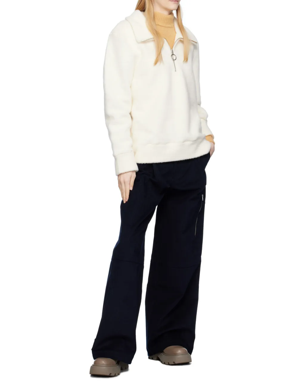 Long-Sleeved Turtleneck Sweater