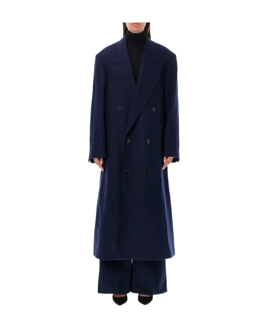 Double-Breasted Long Coat