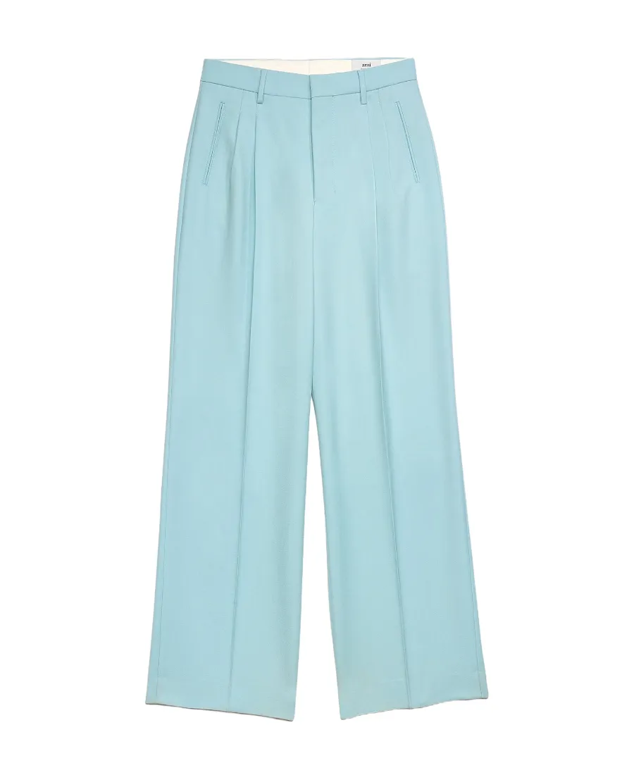 Straight-Leg Tailored Trousers