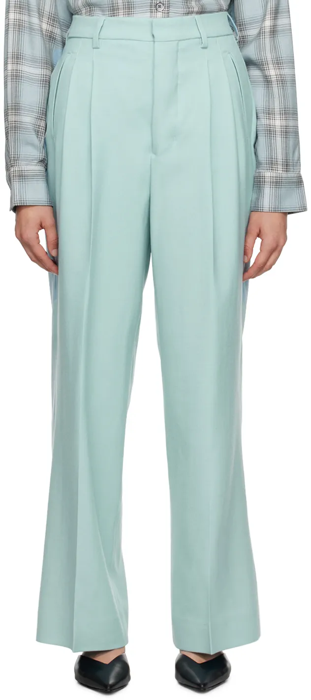 Straight-Leg Tailored Trousers