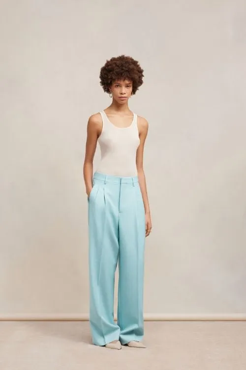 Straight-Leg Tailored Trousers