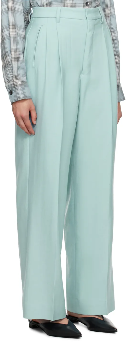 Straight-Leg Tailored Trousers