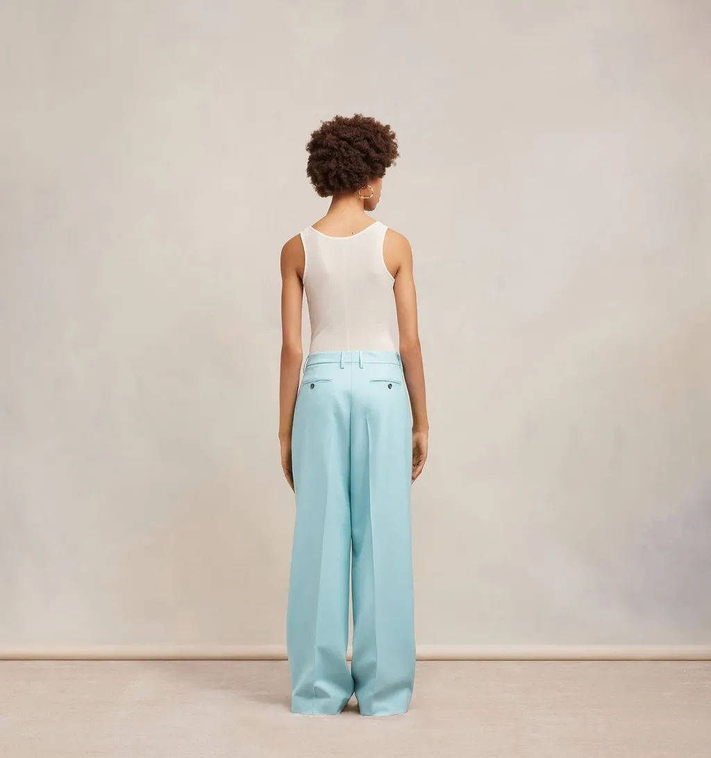 Straight-Leg Tailored Trousers