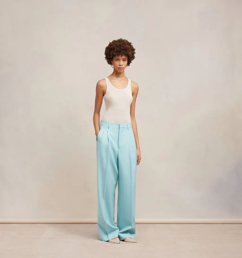 Straight-Leg Tailored Trousers