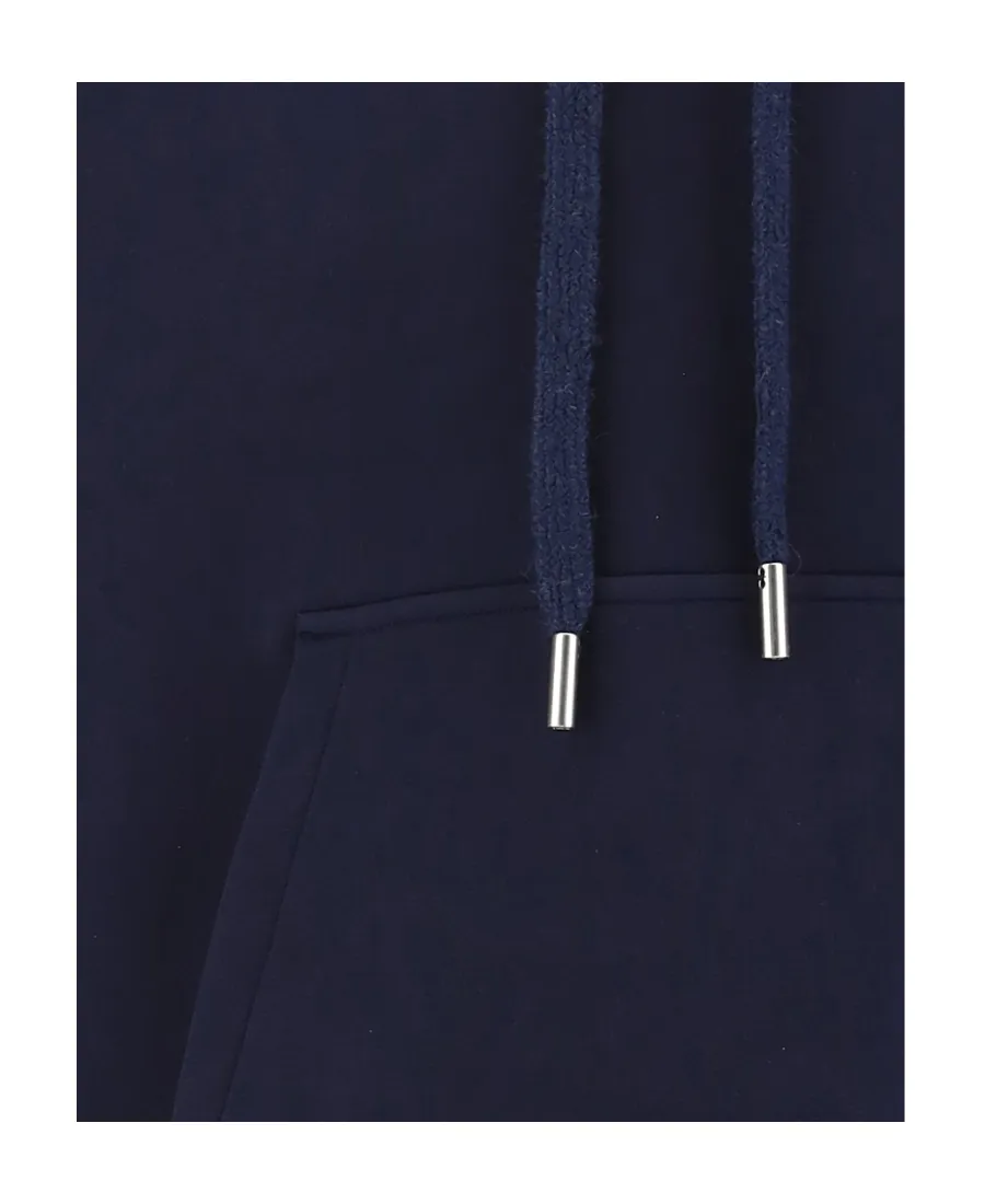 Long-Sleeved Drawstring Hoodie