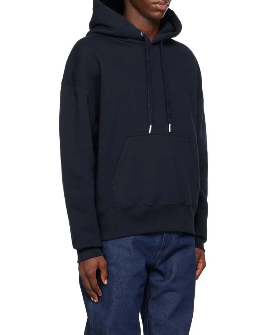 Long-Sleeved Drawstring Hoodie