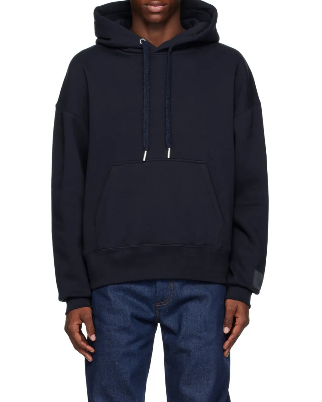 Long-Sleeved Drawstring Hoodie