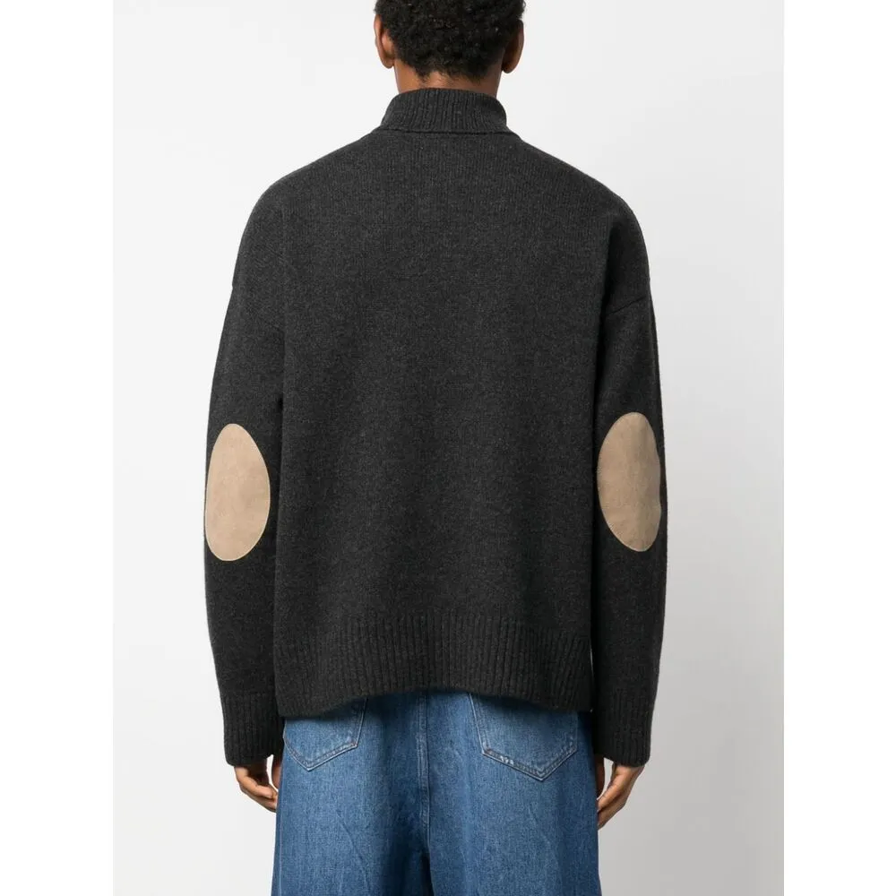 Ami De Coeur High Neck Knitted Jumper