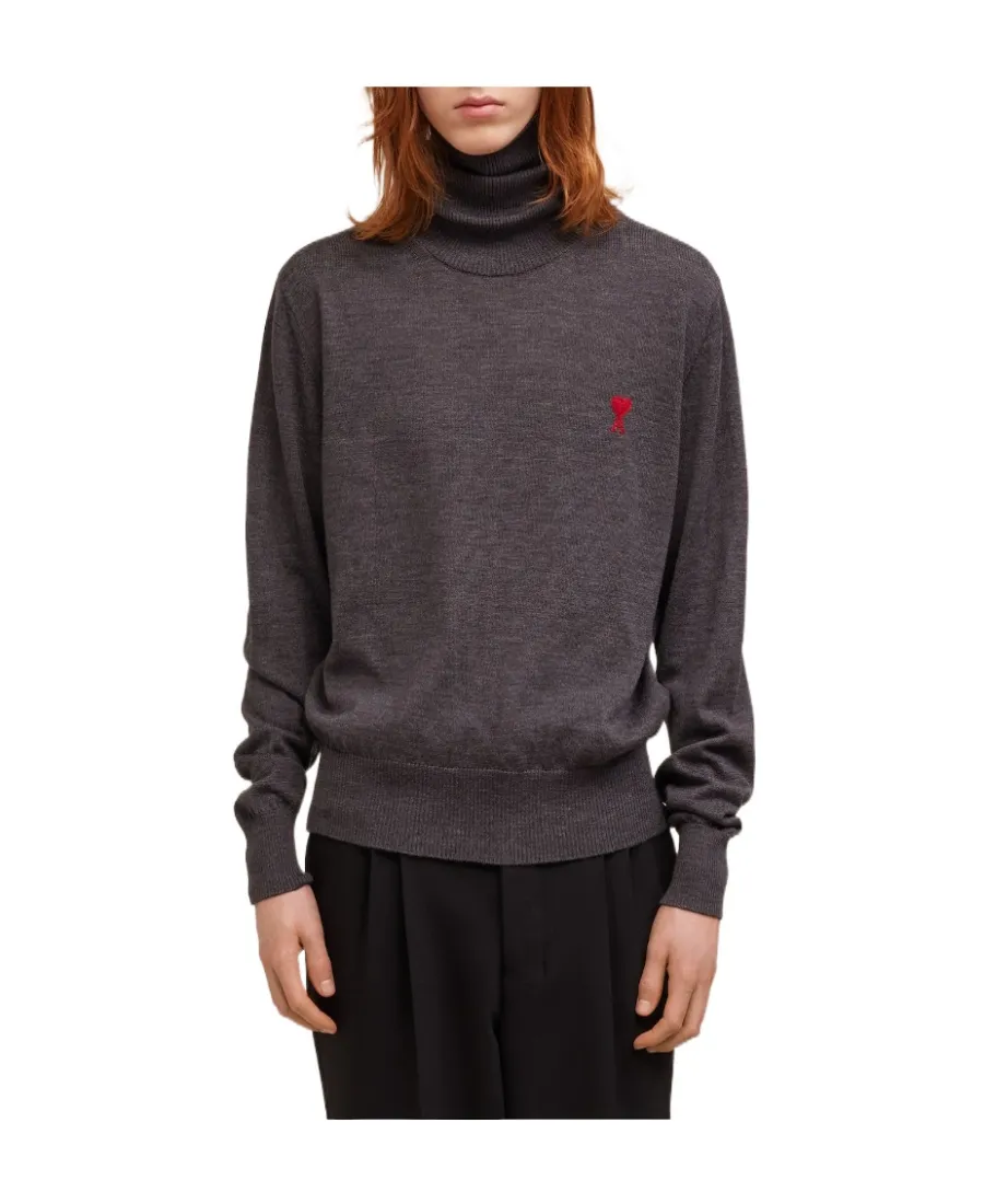 Logo Embroidered Knitted Jumper