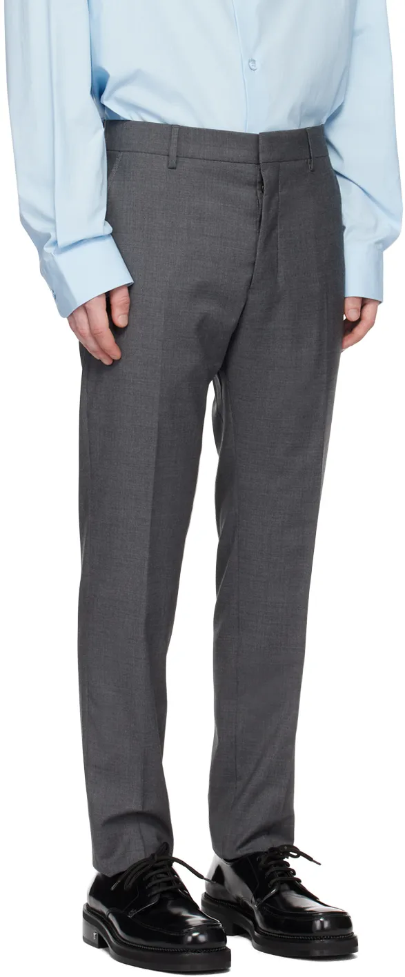 Straight-Leg Logo Casual Pants